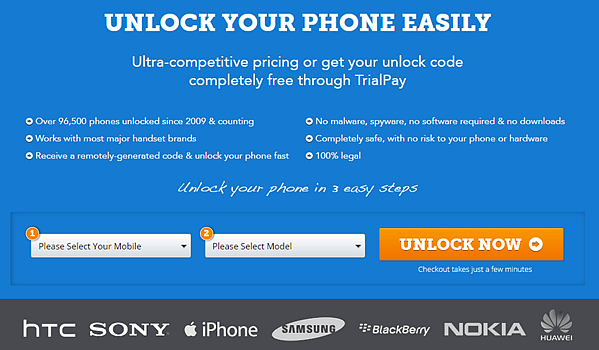 Network unlock phone free software
